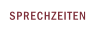 SPRECHZEITEN